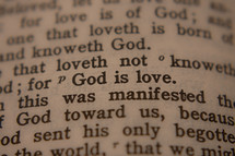 God is love 