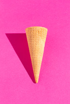 empty ice cream cone 