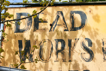 dead works sign 