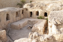 ancient ruins of a tomb 