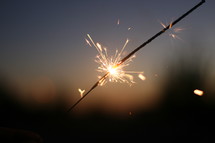 sparking sparkler