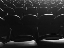 rows of theater seats 