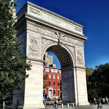 Washington Square park arch