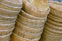 stacked baskets