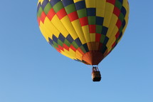 hot air balloon in the sky 