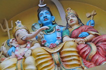 Ornate Indian figures.