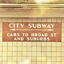 city subway sign 