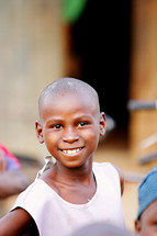 smiling african child girl Uganda afriica missions