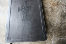 Leather embossed bible