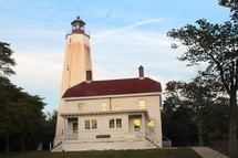 lighthouse and house