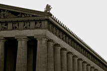Greek columned building