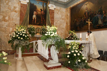 altar for a wedding 