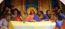 Ethiopian Orthodox Painting of the Last Supper 