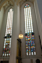 Stained glass from Frauenkirche in Munich, Germany