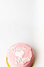 Jesus hearts moms cupcake