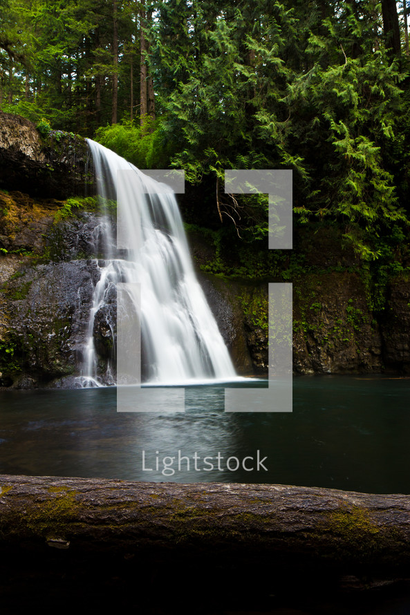 Silver falls waterfall