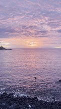 ocean sunset in Hawaii