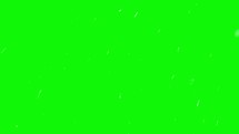 It is snowing on green screen background, Real snow falls
