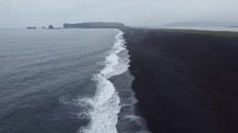 Black Sand Beach In Iceland