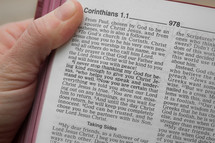 give thanks Bible scripture - Corinthians 1
