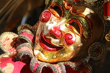 masquerade or mardi gras mask