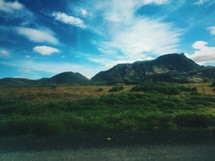 green landscape of Scotland 