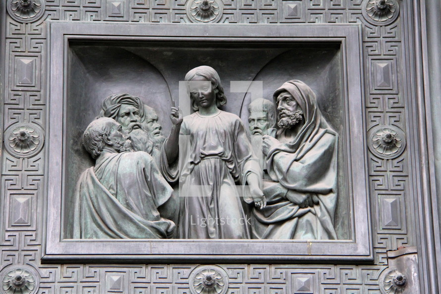 Jesus in the temple 