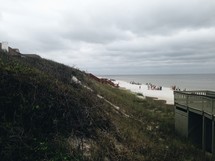 beach shore and dunes 