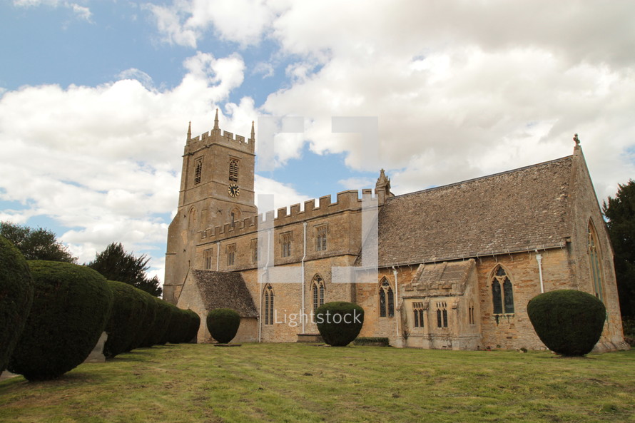 Church in The Cotswolds Villages, England