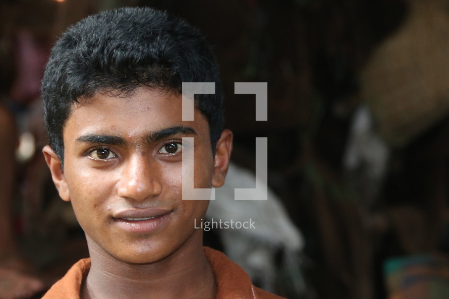 Teenage boy in Dhaka, Bangladesh