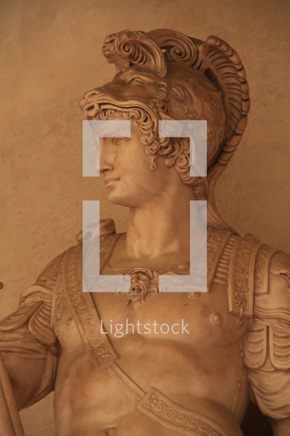 Roman emporer statue.