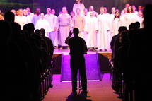 choir and conductor 
