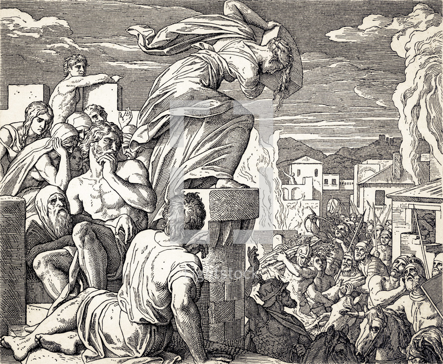 The Killing of Abimelech, Judges 9:50-56