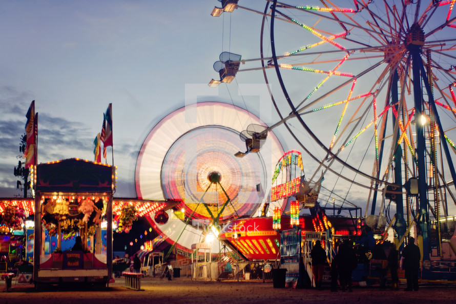 ferris wheel at a fair 