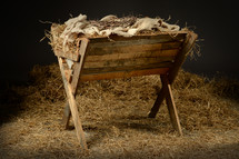 an empty manger 