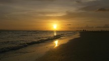 Sunset over a Florida beach.