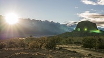 New Mexico Cabezon Peak Timelapse