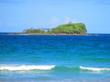 small green island off the sunshine coast 