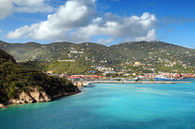 view of the island of St Thomas 