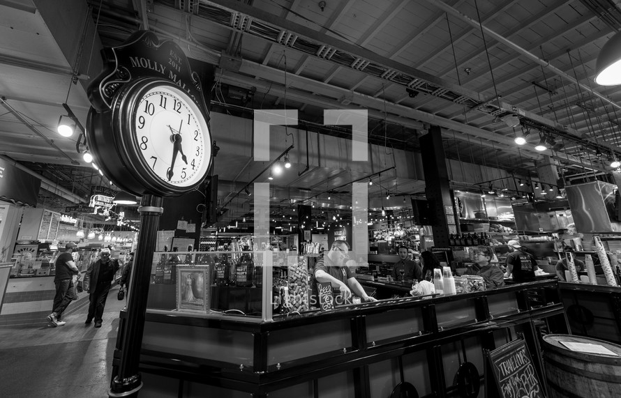 coffee shop inside a grocery store 