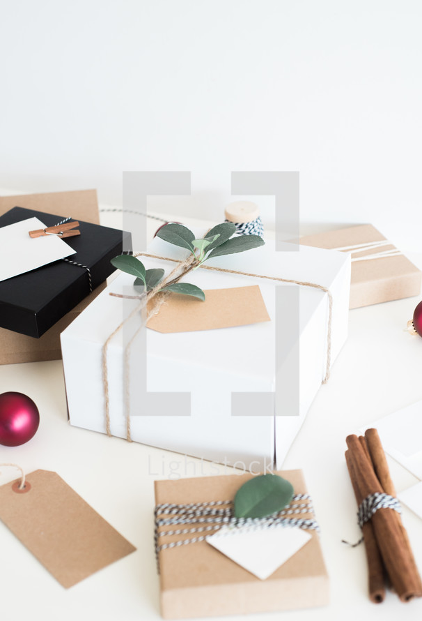 gift boxes for Christmas 