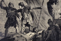 David Spares Saul in the Cave