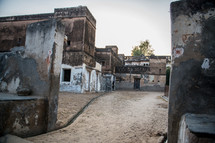 old buildings in Mandawa, India 