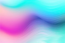 Iridescent Gradient Waves Background
