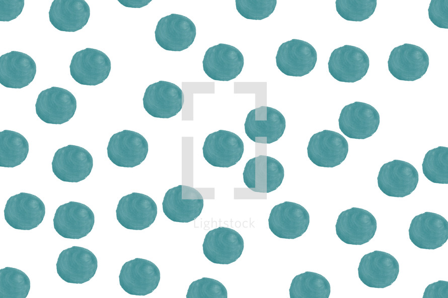 teal dots background 