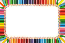 colored pencil border 