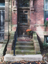 front steps to a home 