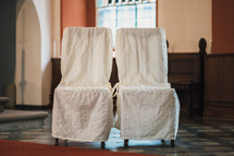 covered chairs 