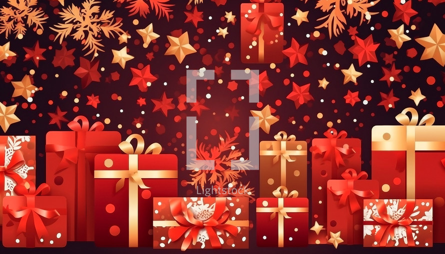 Christmas Orange background 