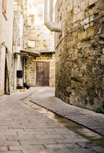 Alley between buildings in Israel